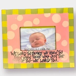 Frame Baby Toddler Infant Child Kid Pink Green Ultrasound